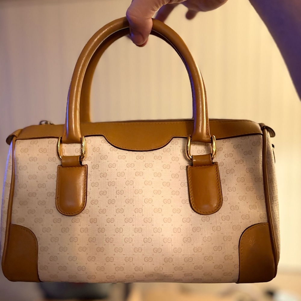 PRISTINE Vintage GUCCI GG Boston Bag - No Peeling - COA Included AUTHENTICATED - Picture 11 of 15